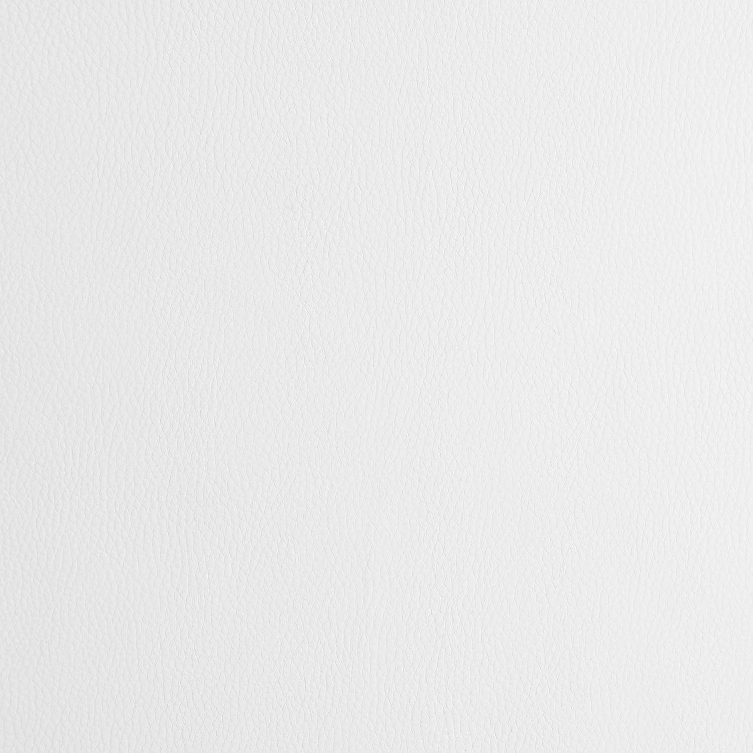 Home Furnishings - Juniper - Armless Dining Chairs with Smooth Leatherette Upholstery and Chrome Legs - Home Kitchen & Dining Room - Set of 2 - White - 102792